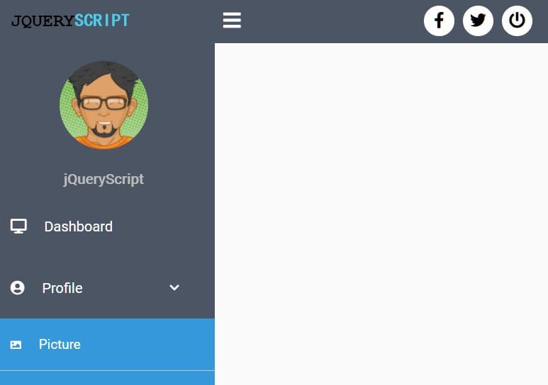 Easy Sidebar Navigation Template With jQuery And CSS