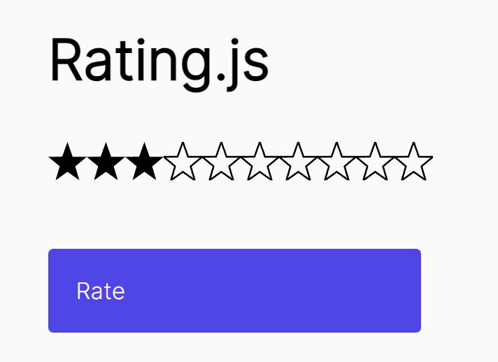 Simple Star Rating Input Plugin - jQuery rating.js