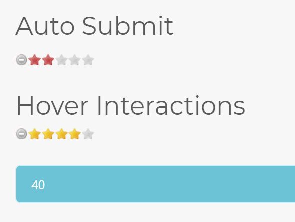 Easy Star Rating Control Based On Radio Buttons - Star Rating