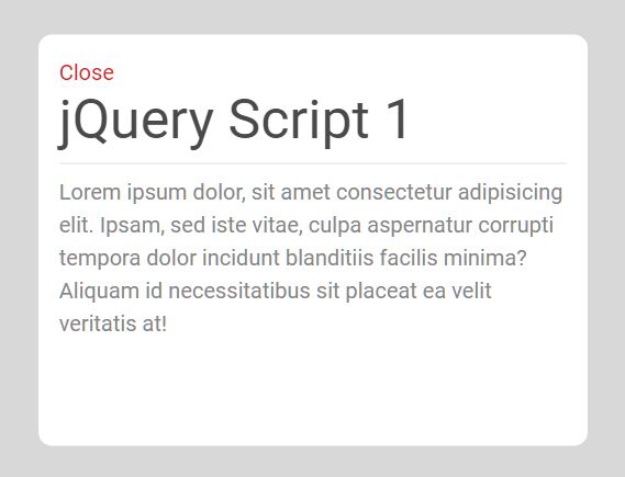 Concise Static Modal Window Plugin - jQuery Overlay