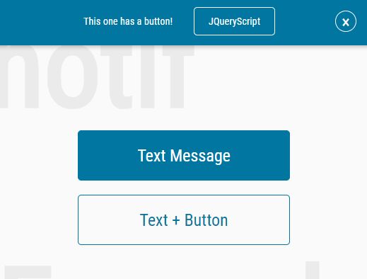 Ultra-small Sticky Notification Bar Plugin - jQuery notif