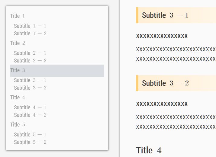 Sticky In-page Navigation (TOC) Plugin - jQuery stickyNavigator