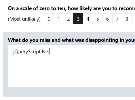 高级调查/反馈/测验系统 - SurveyJS