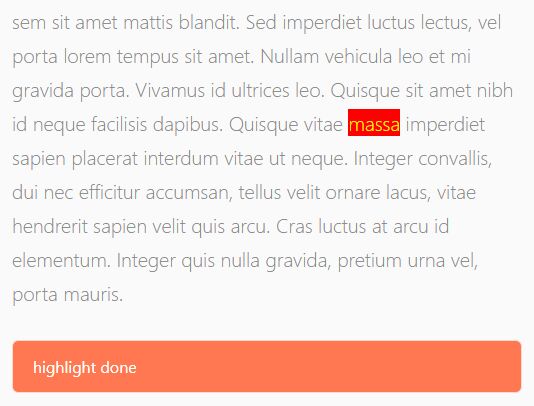 Highlight Text Within A Specific Element - Highlighter