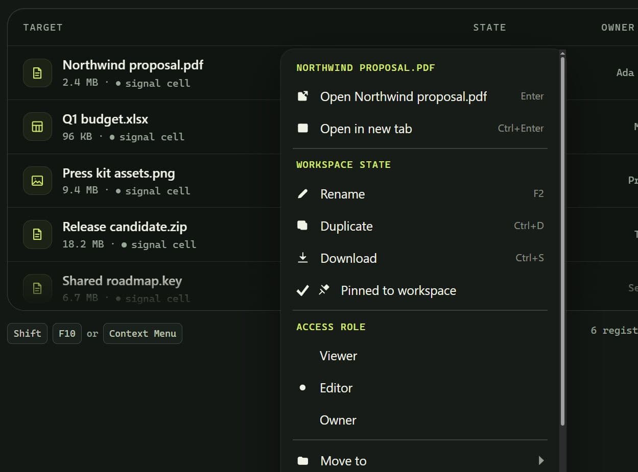 Custom Top-Layer Context Menu Plugin for jQuery and JavaScript