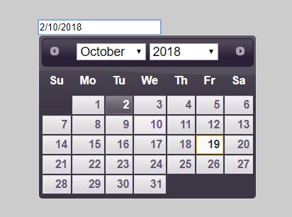 Universal Multilingual Date Picker For jQuery