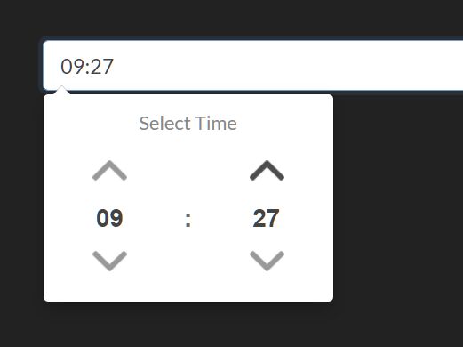 Tiny User-friendly Time Picker In jQuery