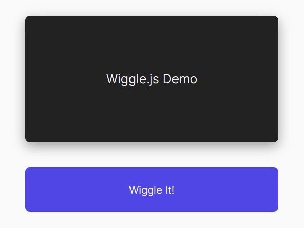 Subtle Wiggle/Shake Animation In jQuery - wiggle.js