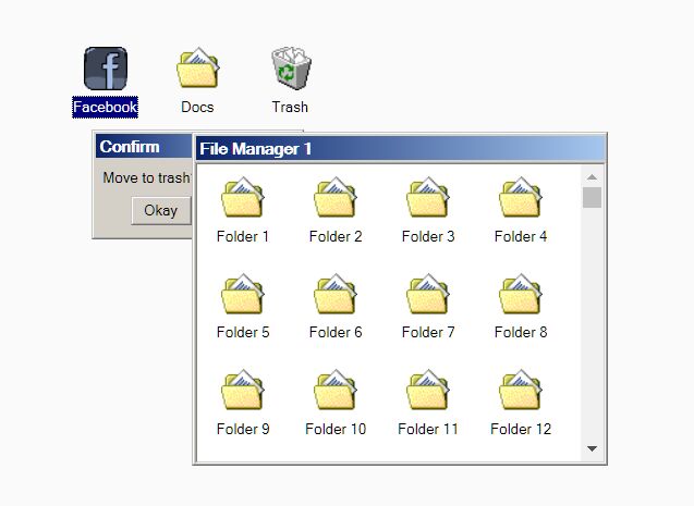 Create Windows Like File/Folder Views With jQuery - Desktopify