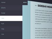 3D Flipping Sidebar Navigation With jQuery And CSS3