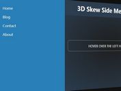 3D Skew Side Menu with jQuery and CSS3 Transforms