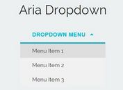Accessible & Animated Dropdown Menu with jQuery and CSS3