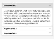 Accordion Like Content Tabs Plugin with jQuery - Easy Responsive Tabs