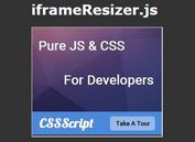 Responsive & Adpative iFrame Plugin For jQuery - iframeResizer.js