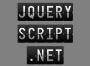 Airport-Like Text Flip Animation with jQuery and CSS3 - splitFlap