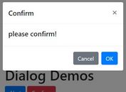 Alert/Confirm Dialog Plugin For Bootstrap 4 - jQuery bootstrap-alert.js