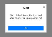 Dead Simple Alert/Confirm/Prompt Dialog Plugin For jQuery