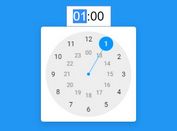 <b>Android-style Analog Clock Time Picker Plugin With jQuery</b>