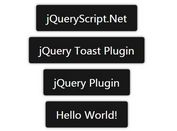 Android Toast-style jQuery Notification Plugin - dpToast