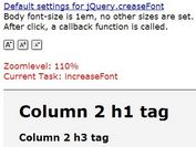 Animated & Accessible jQuery Font Size Resizing Plugin - Creasefont