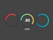 <b>Animated Circular Progress Bar with jQuery and Canvas - Circle Progress</b>