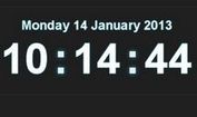 Animated Digital Clock Plugin with jQuery and CSS3