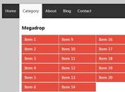 Animated Dropdown Mega Menu with jQuery and Animate.css