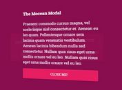 <b>Pretty Cool Animated Modal Plugin For jQuery - MoceanModals</b>