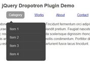 Animated Multi-level Dropdown Menu Plugin For jQuery - dropotron