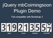 Animated and Responsive jQuery Countdown Timer Plugin - mbCoimingsoon