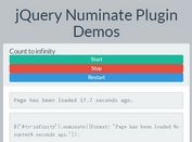 Animated jQuery Number Counter Plugin - Numinate