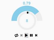 Fancy Audio Player With Playlist And Knob Controls - yoobee-audio