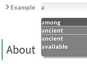 Customizable Autocomplete Plugin For Input Fields - autocomplete-js