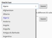 Autocomplete Search With Accessibility - jQuery FindItFast