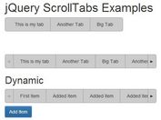 Awesome Scrolling For Wide Tab-Interface Applications - ScrollTabs