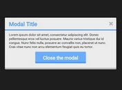 Awesome Swing Out Modal with jQuery and CSS3