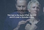 Awesome Video Background Plugin with HTML5 and Youtube API - YTPlayer