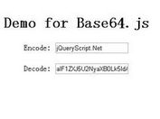 Base64 Decode and Encode Plugin - base64.js