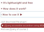 Basic Accessible Accordion Plugin For jQuery