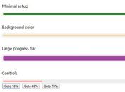 Basic Customizable jQuery Progress Bar Plugin - DioProcess