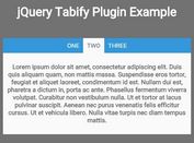 Basic jQuery Tabbed Interface Plugin - Tabify