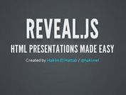 Beautiful HTML Presentation Library - reveal.js