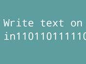 Binary Style Text Display Animation Plugin with jQuery - Go Binary