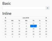 <b>Customizable Date & Time Picker For Bootstrap 4</b>