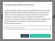 Dynamic Bootstrap 4 Dialog & Modal Manager - jQuery bsWindow