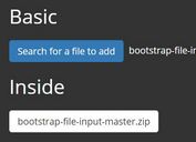 Bootstrap File Input Replacement Plugin With jQuery