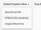 Bootstrap Style Dropdown Menu Plugin - jQuery Dropdown.js