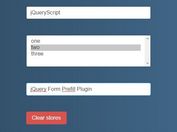 Browser Storage Based Form Caching Plugin With jQuery - Form Prefill