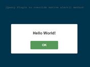 CSS3 Animated Custom Alert Box Plugin For jQuery - WOW Alert