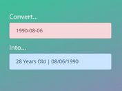 Auto Calculate Age Based On Birthday In jQuery - Ager.js